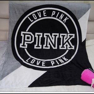 Victoria secret pink blanket